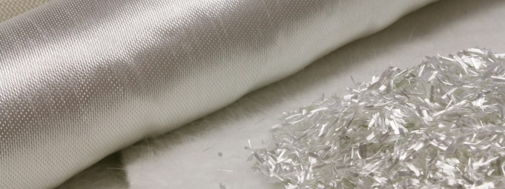 2 chopped fiber glass strands